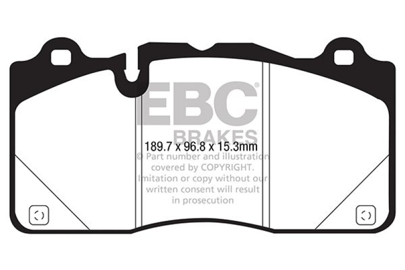 EBC Brakes Bremsbelagsatz, Scheibenbremse