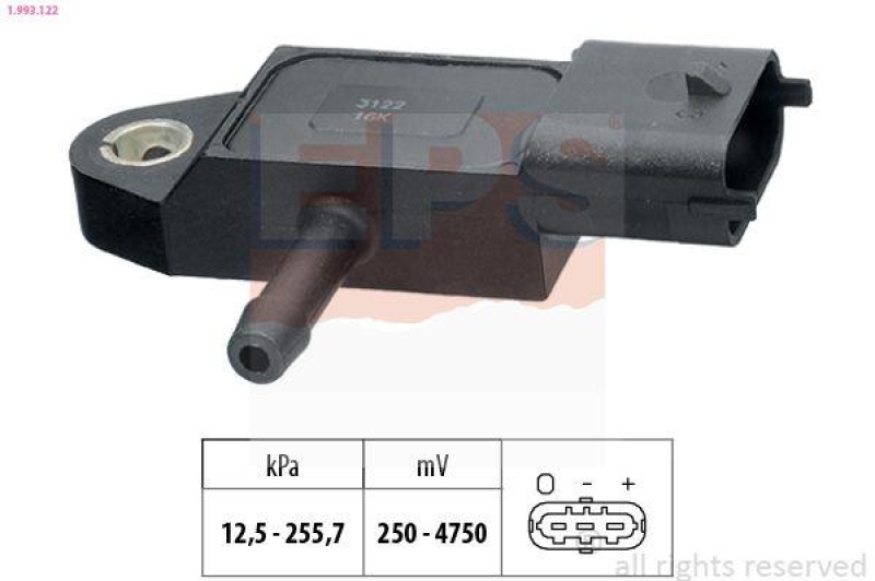 EPS Luftdrucksensor, Höhenanpassung Made in Italy - OE Equivalent