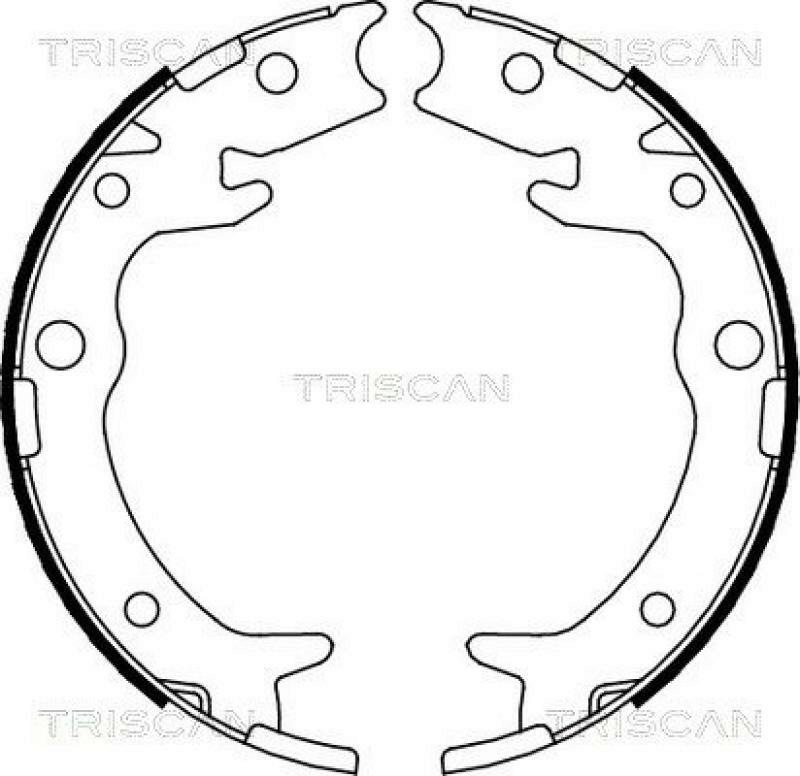 TRISCAN Bremsbackensatz, Feststellbremse