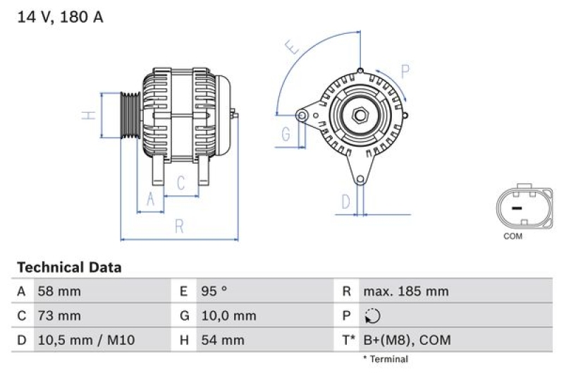 BOSCH Starterbatterie M6