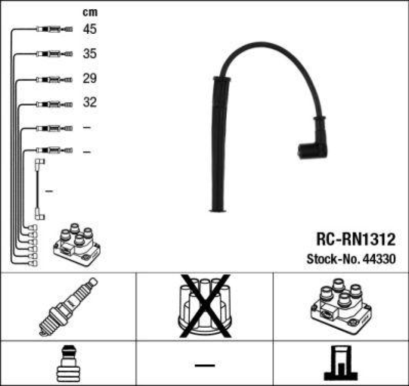 NGK Ignition Cable Kit