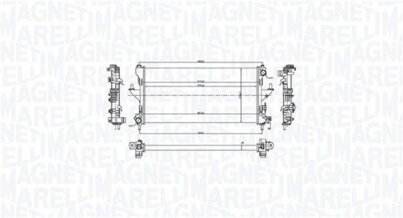 MAGNETI MARELLI K&uuml;hler, Motork&uuml;hlung 350213216900