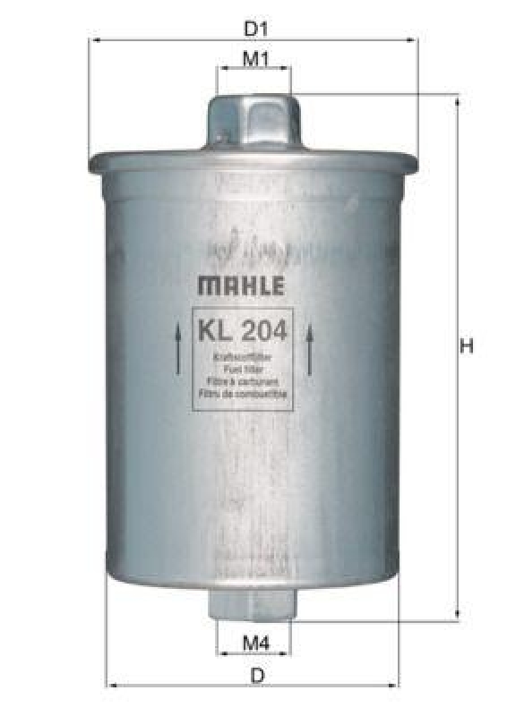 KNECHT Fuel Filter