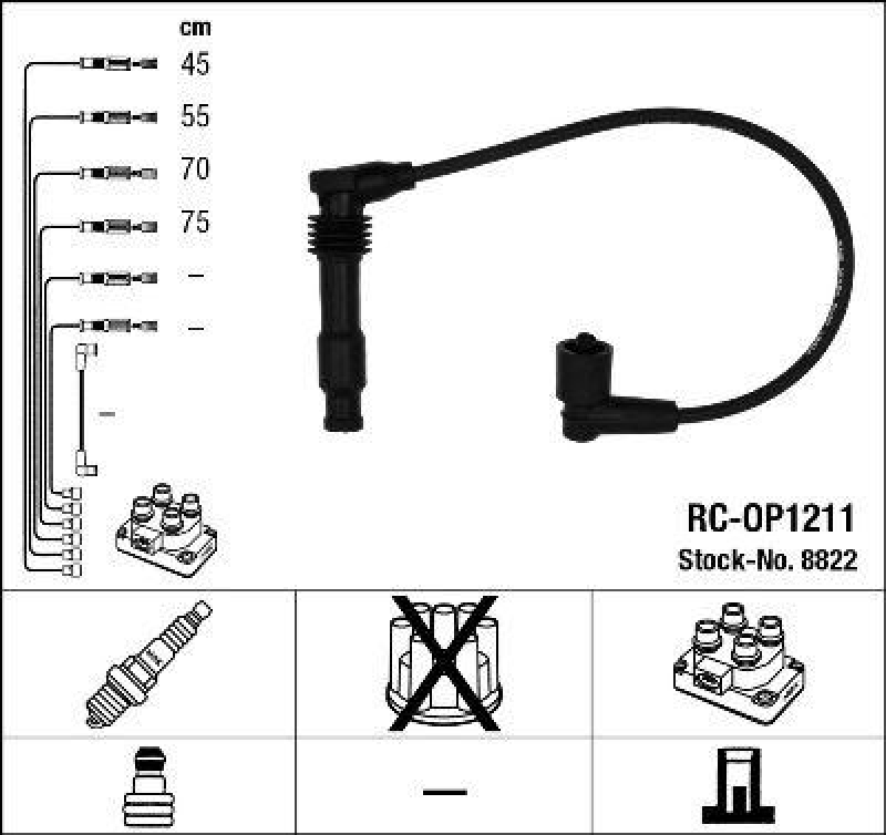 NGK Ignition Cable Kit