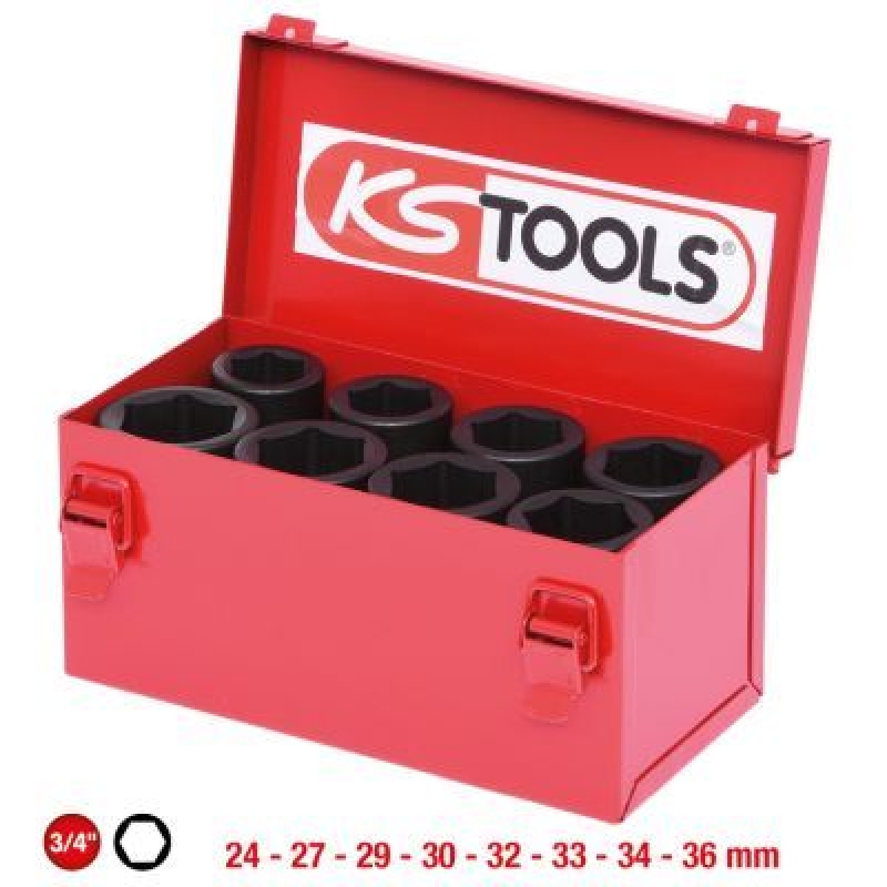 KS TOOLS Kraft-Stecknuss-Satz