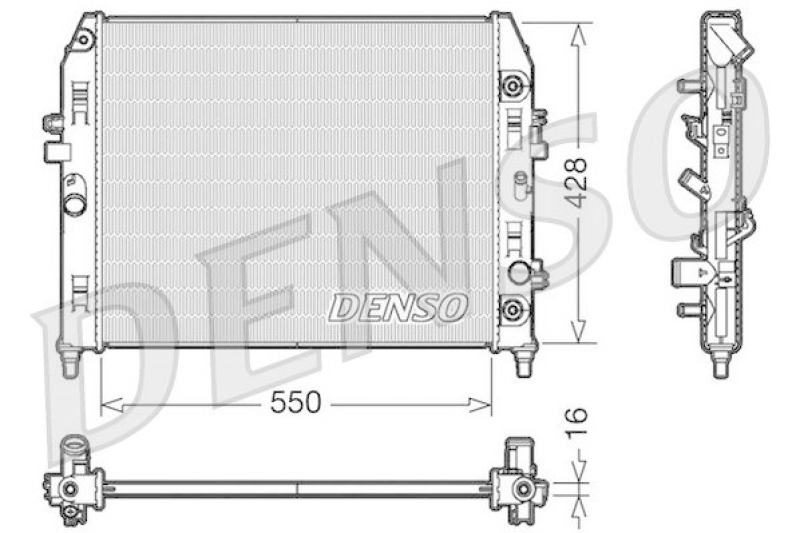 DENSO K&uuml;hler, Motork&uuml;hlung DRM44009