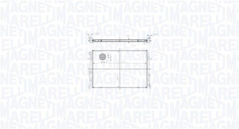 MAGNETI MARELLI Kühler, Motorkühlung 350213217400