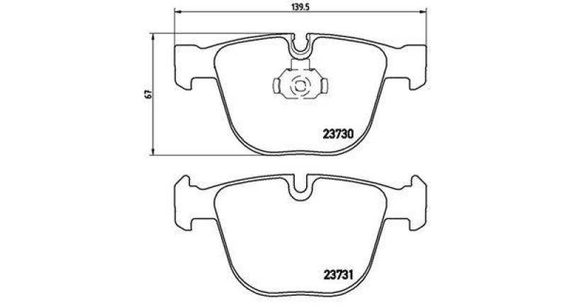 MAGNETI MARELLI Bremsbelagsatz, Scheibenbremse 363700406026