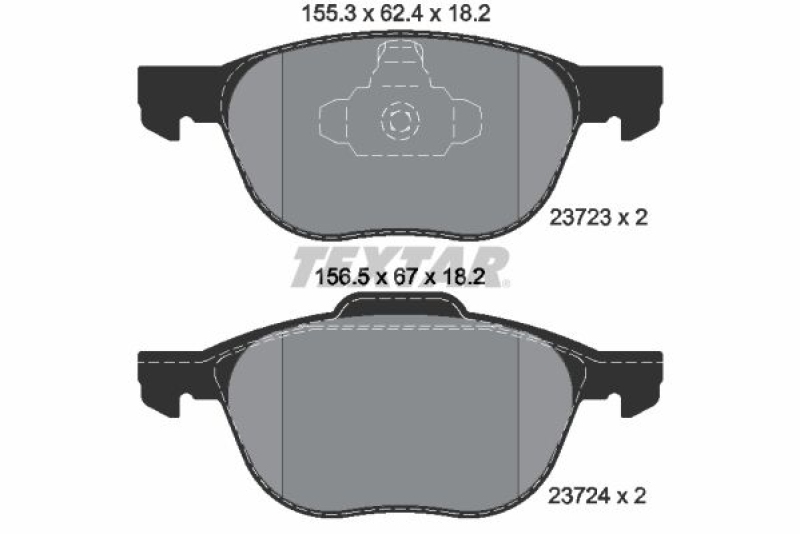 Textar Bremsscheiben + Textar Bremsbeläge