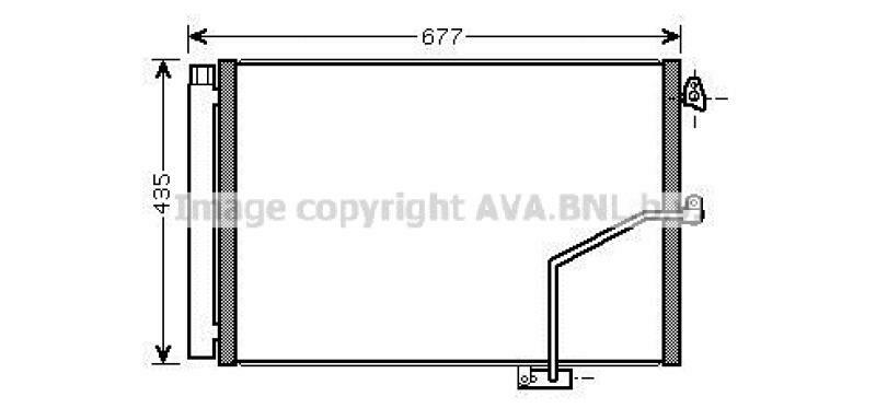 AVA QUALITY COOLING Condenser, air conditioning