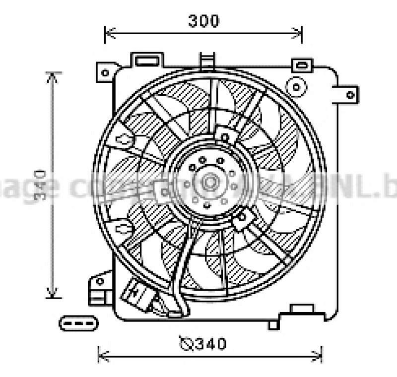 AVA QUALITY COOLING Lüfter, Motorkühlung