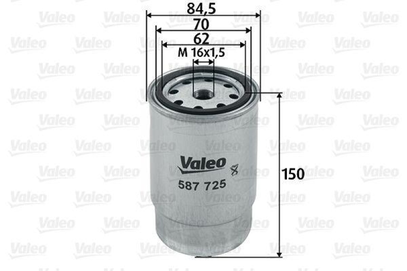 VALEO Kraftstofffilter 587725
