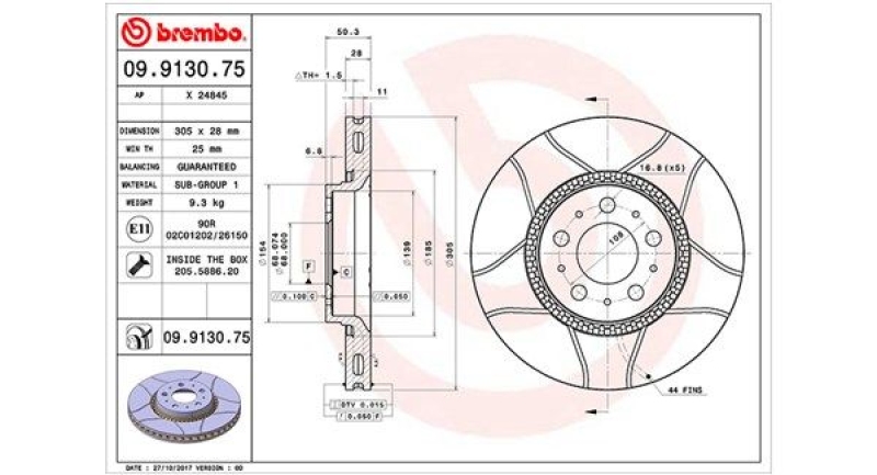 MAGNETI MARELLI Bremsscheibe