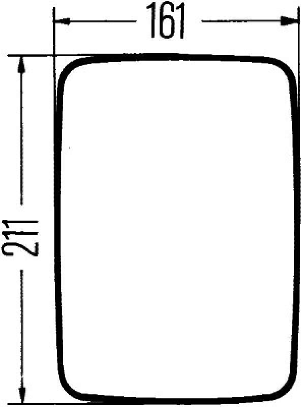 HELLA Wide-angle mirror