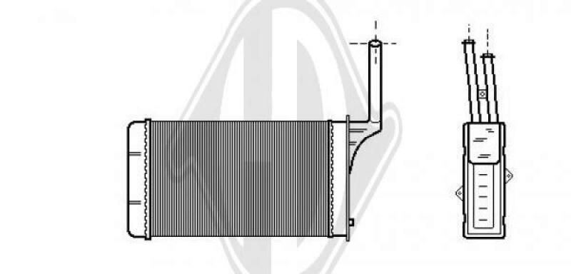 DIEDERICHS Heat Exchanger, interior heating DIEDERICHS Climate