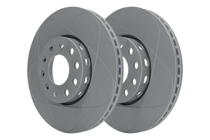2x ATE Powerdisc Bremsscheiben Ø288mm + Beläge vorne passend für Audi 100 A1 2.6
