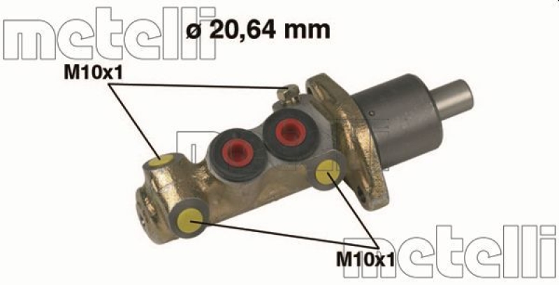 METELLI Brake Master Cylinder