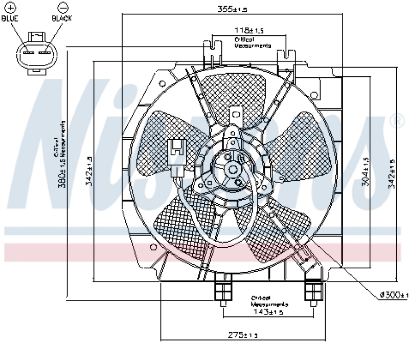 NISSENS Fan, radiator