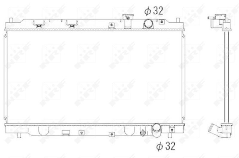 NRF Radiator, engine cooling