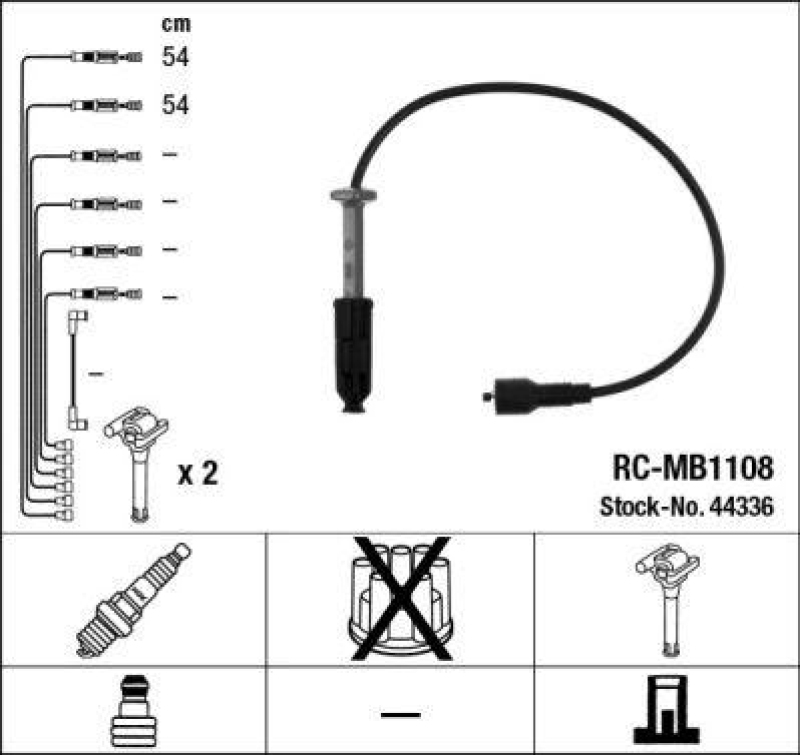 NGK Ignition Cable Kit