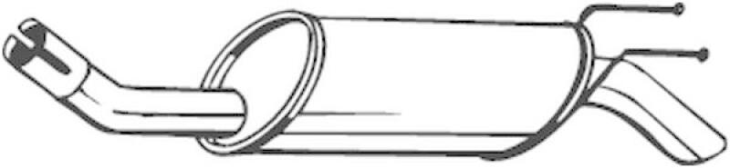 BOSAL Endschalld&auml;mpfer 148-167