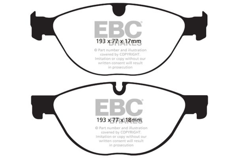 EBC Brakes Brake Pad Set, disc brake