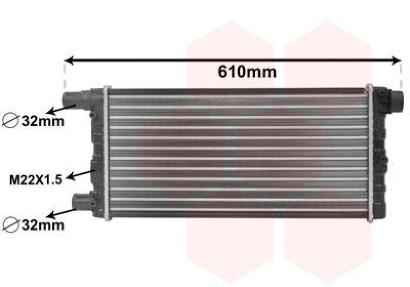 Radiator, engine cooling
