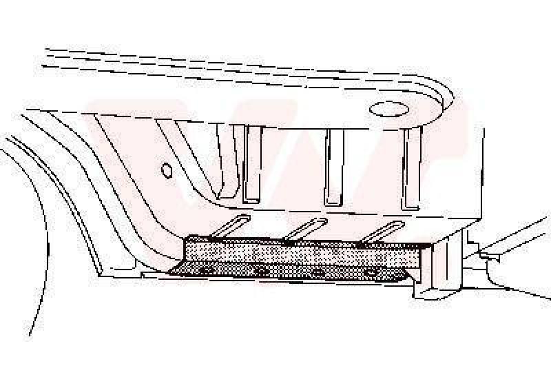 VAN WEZEL Frame Side Rail