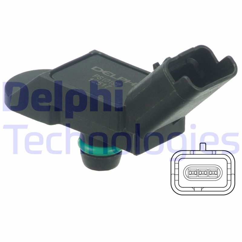 DELPHI Sensor, Saugrohrdruck PS10192