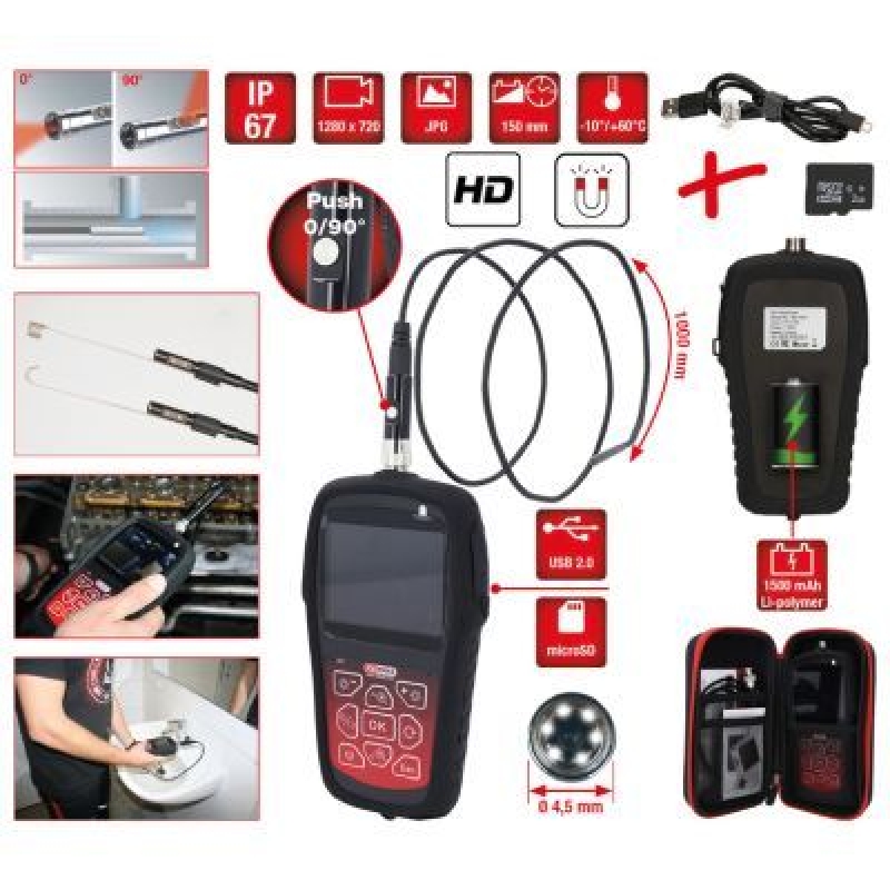 KS TOOLS Videoendoskop-Satz