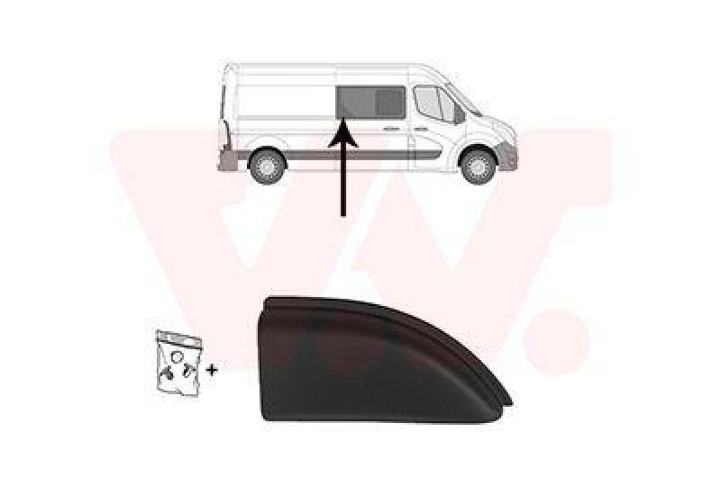 VAN WEZEL Zier-/Schutzleiste, Seitenwand