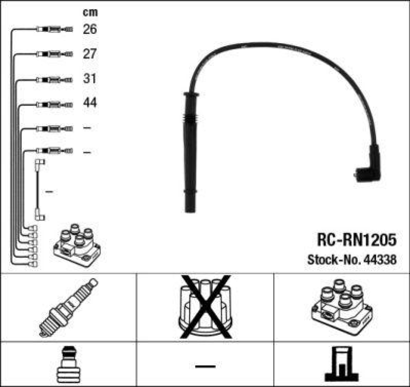 NGK Ignition Cable Kit