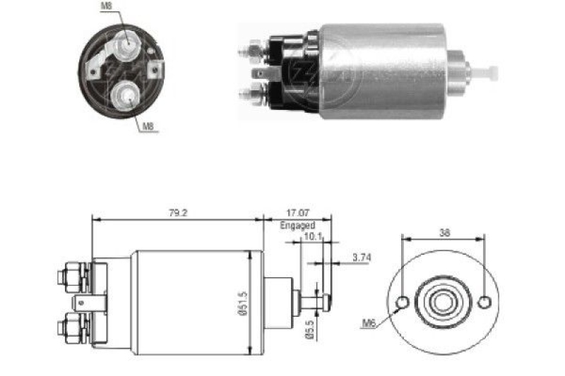 ERA Magnetschalter für Starter / Anlasser