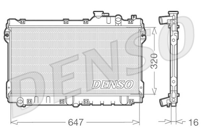 DENSO K&uuml;hler, Motork&uuml;hlung DRM44015