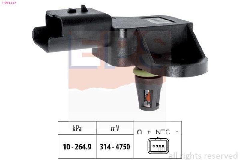EPS Luftdrucksensor, Höhenanpassung Made in Italy - OE Equivalent