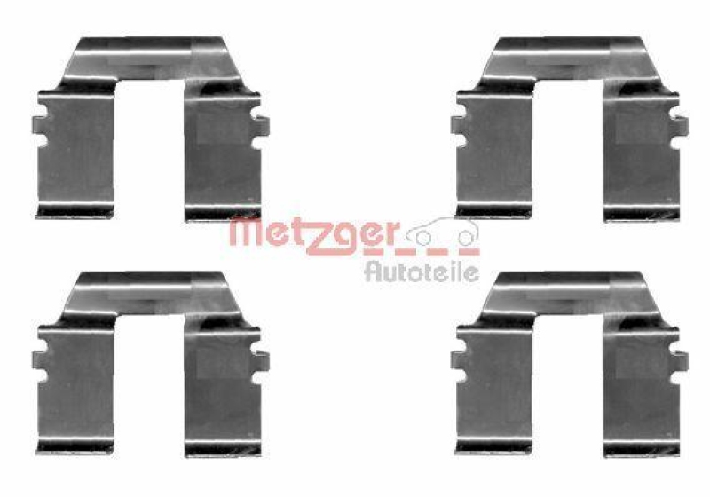 METZGER Zubehörsatz, Scheibenbremsbelag
