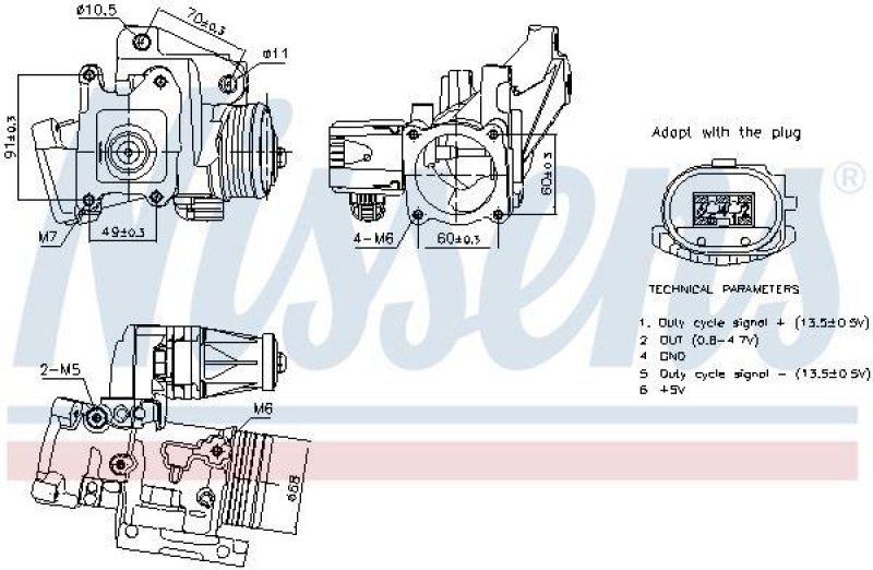 NISSENS AGR-Ventil ** FIRST FIT **