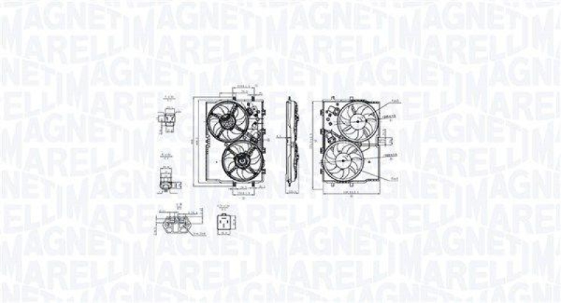 MAGNETI MARELLI L&uuml;fter, Motork&uuml;hlung 69422853010