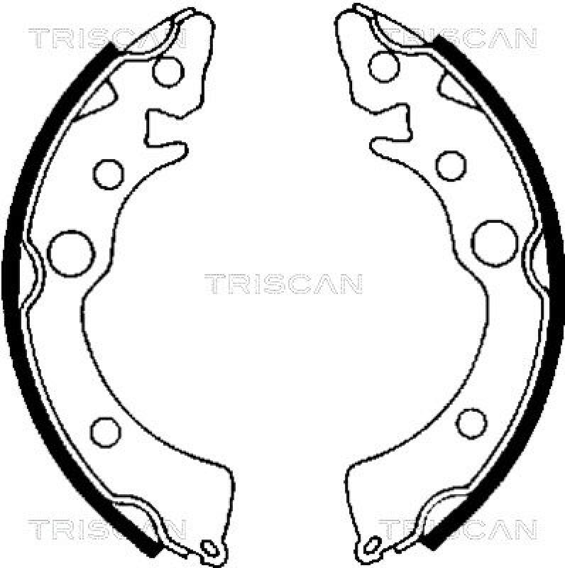 TRISCAN Bremsbackensatz 8100 40418