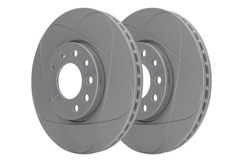 ATE Powerdisc Bremsscheiben + Bremsbeläge Vorne Hinten passend für ...