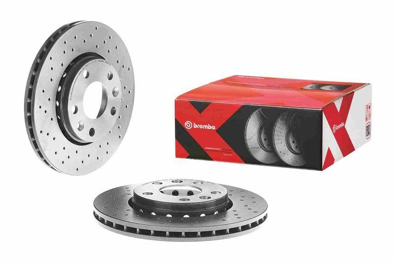 2x BREMBO Brake Disc XTRA LINE - Xtra