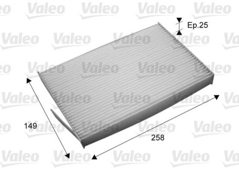 VALEO Filter, Innenraumluft VALEO ESSENTIAL