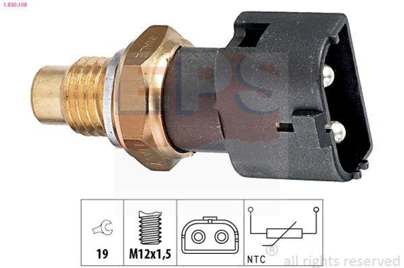 EPS Sensor, Kühlmitteltemperatur Made in Italy - OE Equivalent