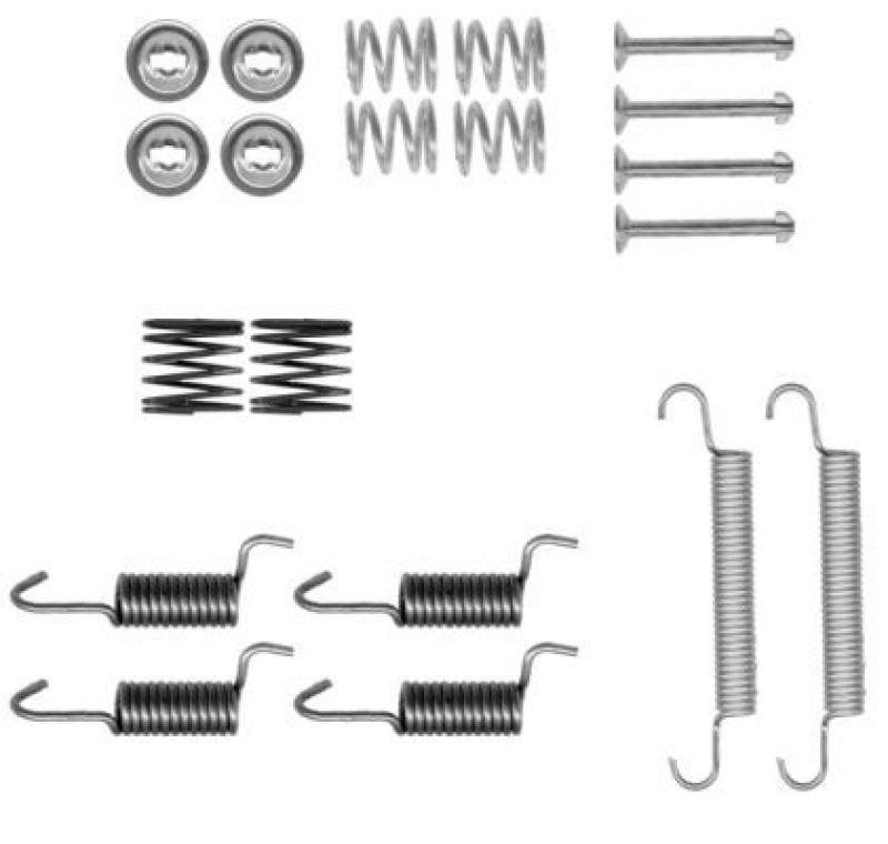 TEXTAR Accessory Kit, parking brake shoes