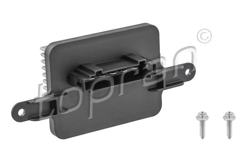 TOPRAN Resistor, interior blower