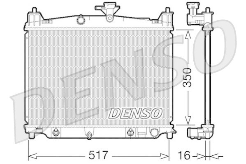 DENSO Radiator, engine cooling