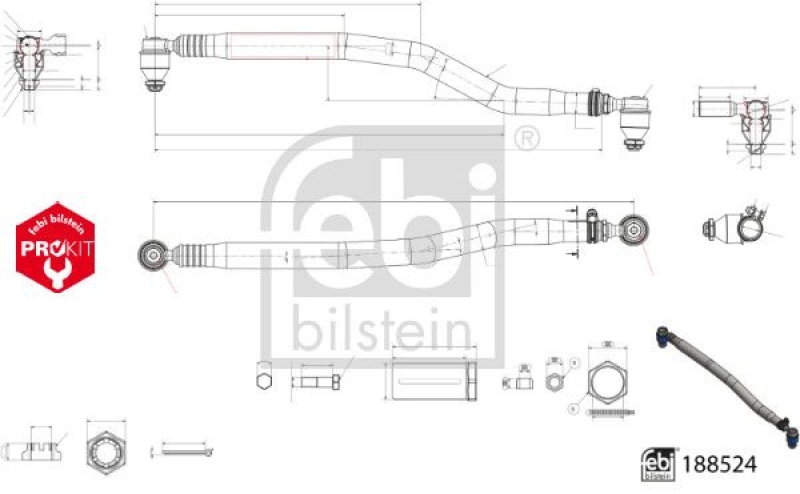 FEBI BILSTEIN Lenkstange ProKit