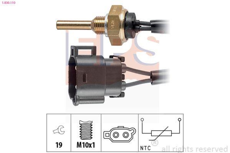 EPS Sensor, Kühlmitteltemperatur Made in Italy - OE Equivalent