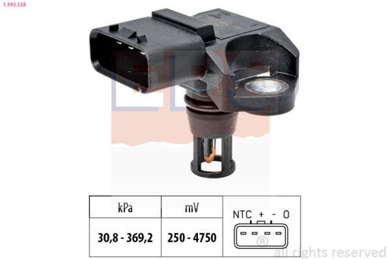 EPS Luftdrucksensor, Höhenanpassung Made in Italy - OE Equivalent