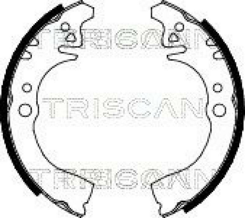 TRISCAN Brake Shoe Set